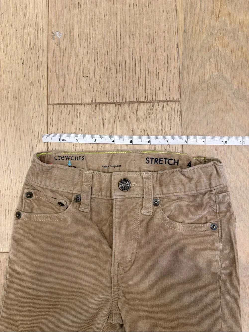 Crewcuts Kids Corduroy & Denim Trio - Green, Tan, Blue
